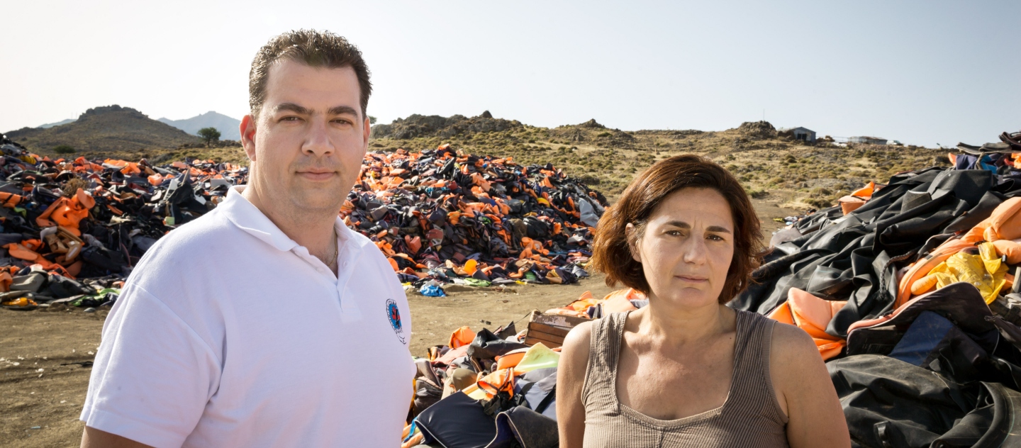 希臘志願者共同分享聯合國難民署南森難民獎