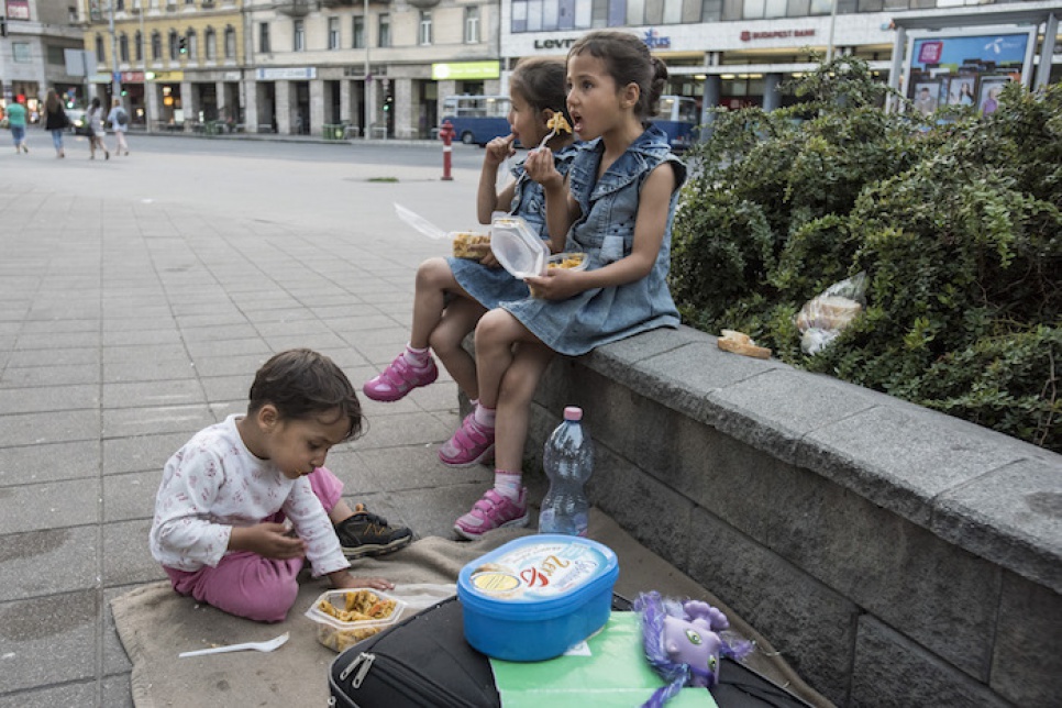 For many Afghan families this has been their first proper dinner in days.