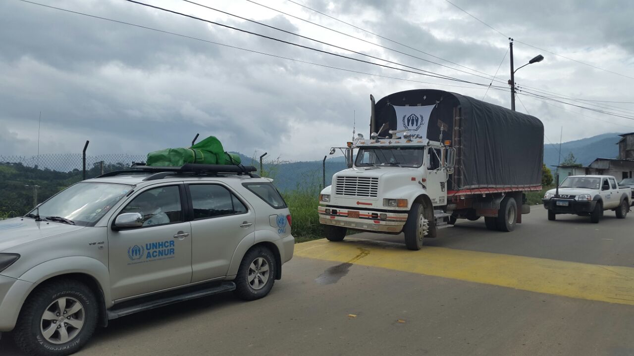 聯合國難民署緊急空運救援物資到厄瓜多爾救助地震