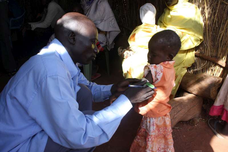 援助機構致力穩定南蘇丹營地的健康狀況
