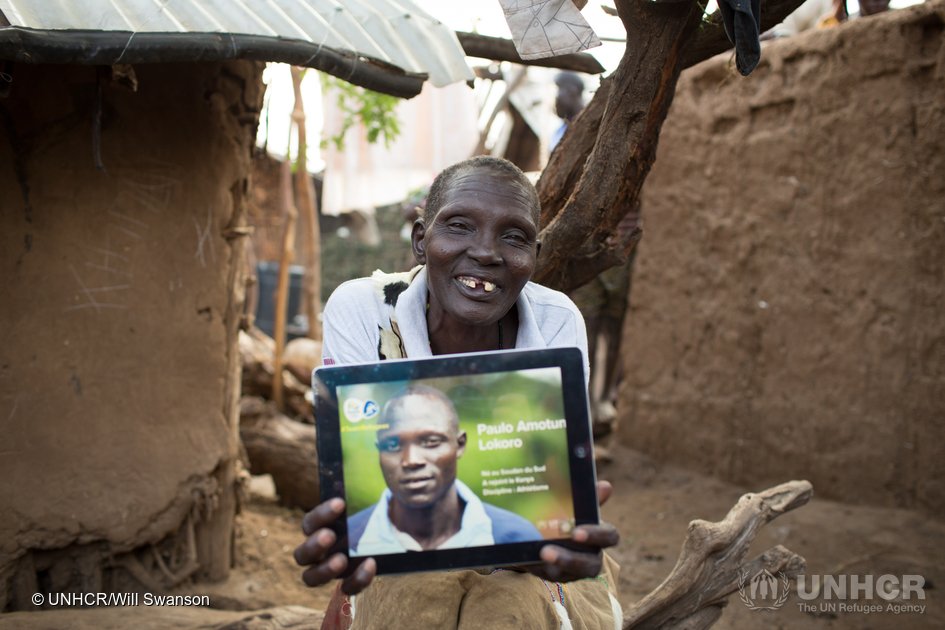 Paulo’s mother sends a message from Kakuma to Rio