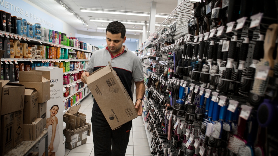 Hassan Arafat works part-time at a pharmacy in Whitehorse and plans to attend Yukon College.