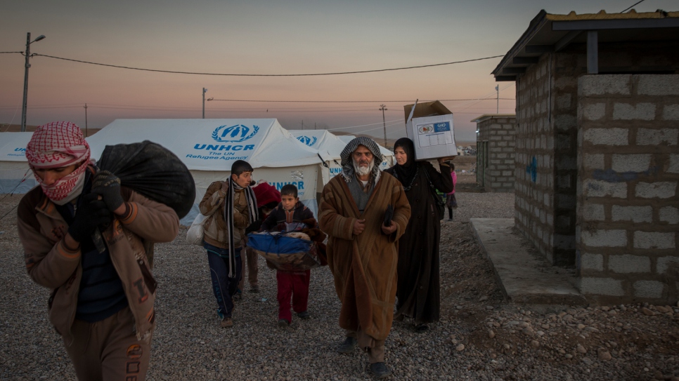 Le 10 décembre, plus de 500 Iraquiens déplacés sont arrivés au camp de Laylan 2. On s'attend à ce que ce nombre augmente encore car les habitants manquent de tout dans la ville de Hawija au sud de Kirkouk, qui est encore sous contrôle militant. Les familles sont obligées de payer des passeurs pour fuir vers le territoire contrôlé par les peshmerga kurdes afin de trouver de la nourriture. 