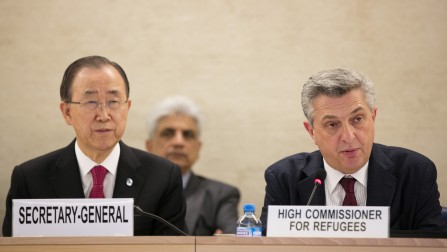 Statement by the High Commissioner for Refugees, Mr. Filippo Grandi. ; UNHCR organized a ministerial-level meeting on global responsibility sharing through pathways for admission of Syrian refugees, which will be convened by the High Commissioner and opened by the United Nations Secretary-General.

The 30 March high-level meeting is one of a number of initiatives in 2016 aimed at comprehensively addressing the Syria situation.
