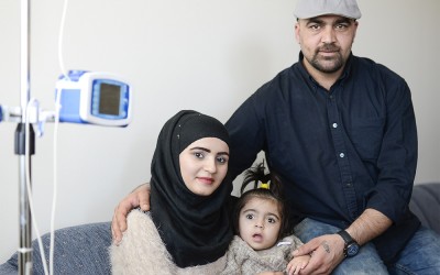 Família Mahmut fugiram da guerra na Síria