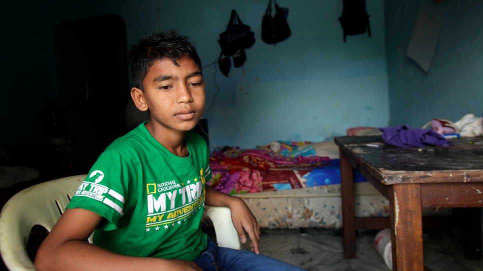 "We always had to hide on the way to school," Yasin recalls. "If we said we were Muslim, they would beat us."