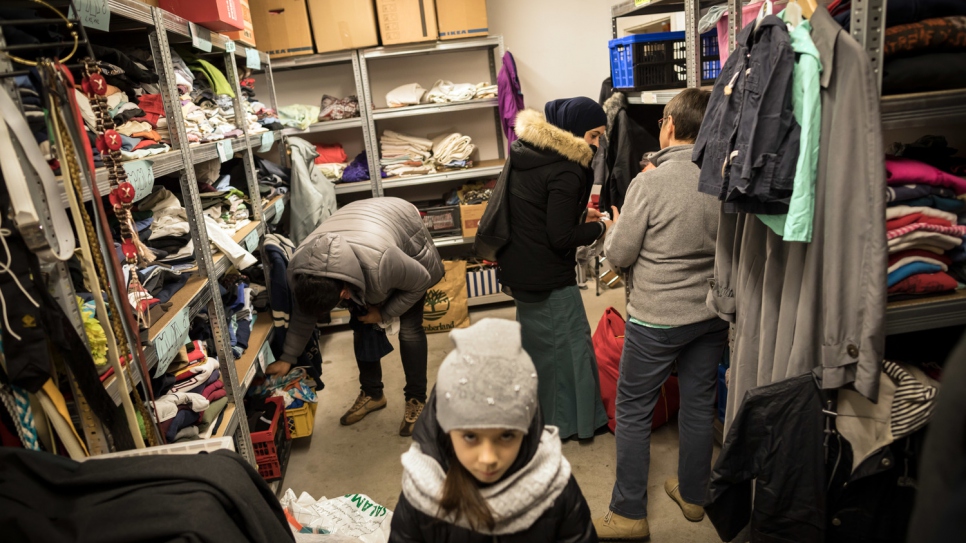 "Before [Frau Bock] got sick, she used to wash our clothes for us," says Daniel Johnson from Liberia, who is staying at the shelter.