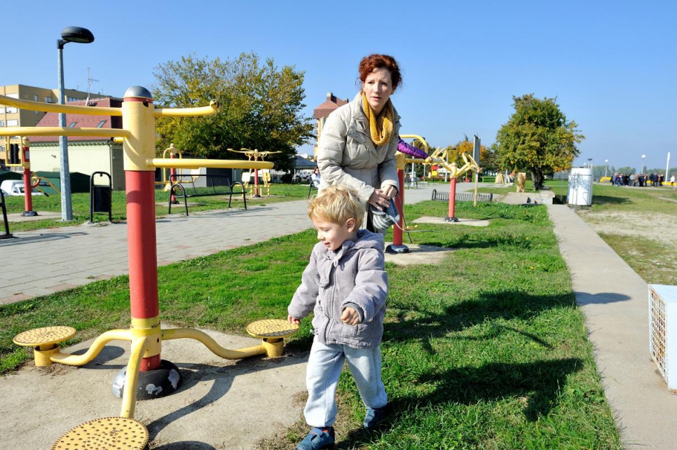 "I can go and teach them Croatian, German or English," Lana says, smiling. "To make them feel better."