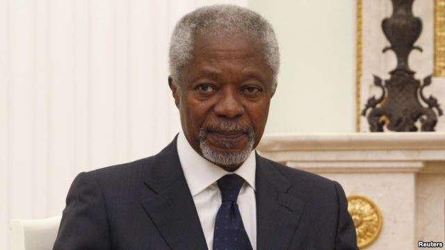 Outgoing UN-Arab League envoy Kofi Annan