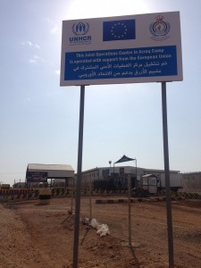 1.EU_2.JPG “Joint Operations Centres have been established in both Zaatari and Azraq Camp. Photo: UNHCR/M Hawari)