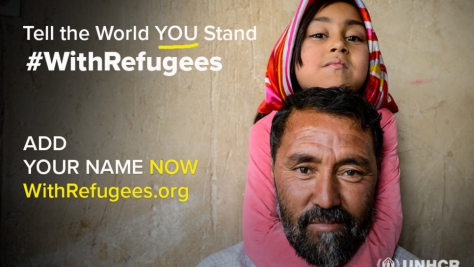#WithRefugees