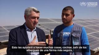 Una nueva granja solar ilumina las vidas de los refugiados en Jordania