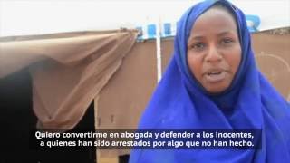 #ConLosRefugiados | Tinalbarka quiere ser abogada