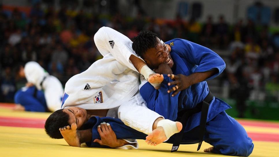 In his second bout of the day, Popole faced Donghan Gwak, a former world champion who went on to win the bronze medal.