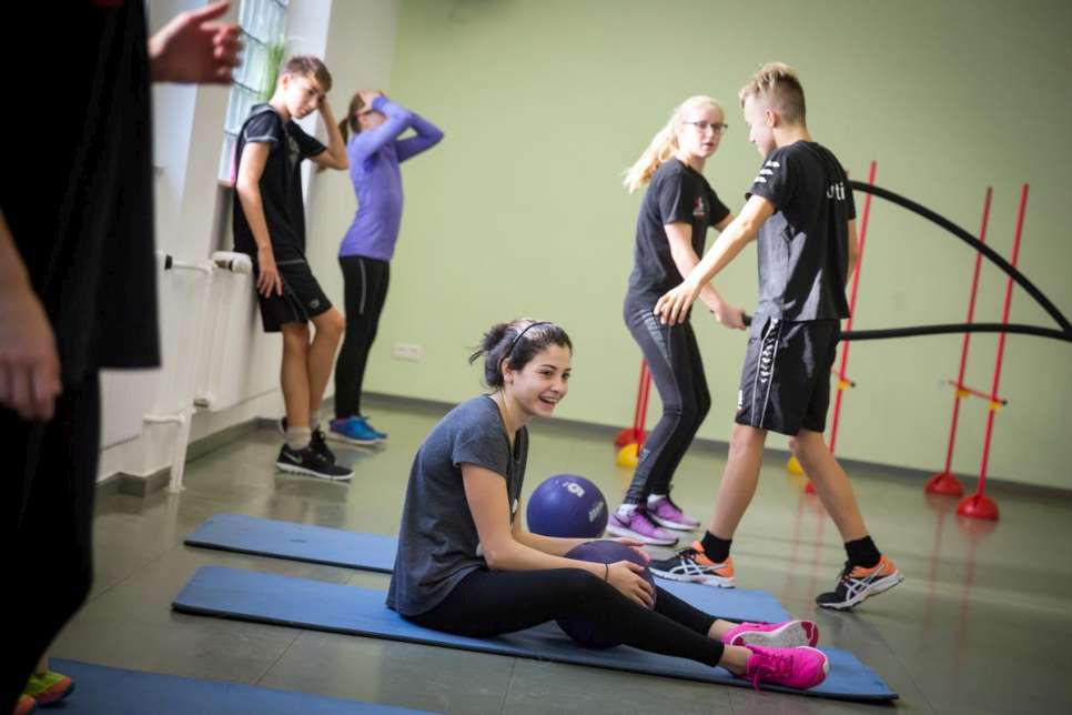 Yusra represented Syria at the world swimming championships in Turkey in 2012. Now a refugee in Germany, she trains on a daily basis.