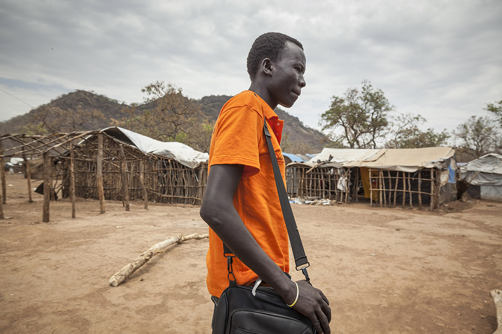 Ethiopia. Teacher Lim Bol from South Sudan wants to become a medical doctor.