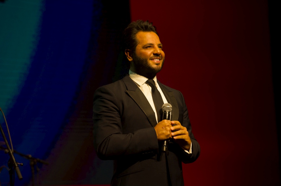 Lebanese TV host and UNHCR High Profile Supporter, Neshan, served as Master of Ceremonies.