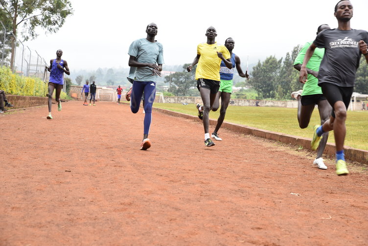 Athletes training in Ngong just before the 2016 Olympics
