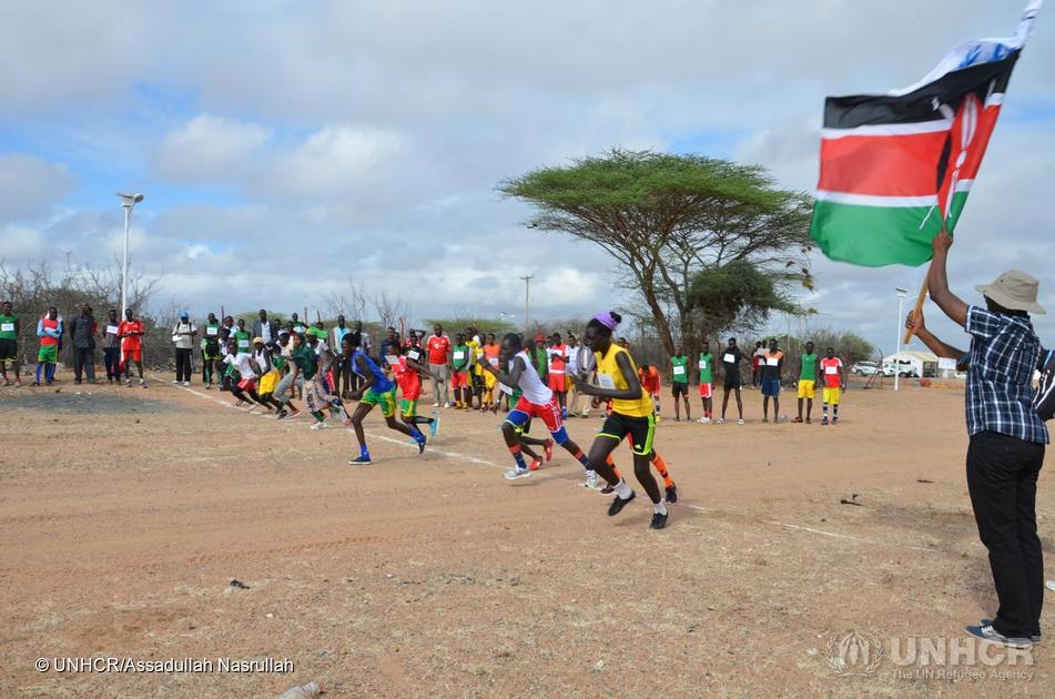 Dadaab Peace Race organized by Tegla Loroupe Peace Foundation and UNHCR