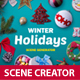 Winter Holidays scene generator