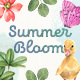 Summer Bloom Watercolor Set