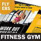 Fitness Gym Flyers 5 – 4 Options