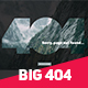 Big 404 Duotone Error