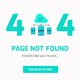 404 Error Webpages - Flat UI Design - 6 items - PSD