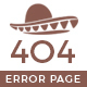 Mexico Desert Error 404 Page Template