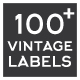 100+ Vintage Labels & Badges Logos Collection