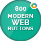 Modern Web Buttons - 800 Buttons