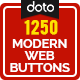 Modern Web Buttons - 1250 Web Buttons