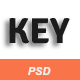 Key - Email PSD Template