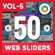 Multipurpose Web Sliders - 50 Designs