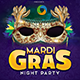 Mardi Gras Flyer Template - Image Included