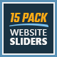 Website Sliders & Headers Pack Vol. 2