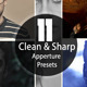 11 Clean & Sharp Presets