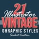 21 Vintage & Retro Graphic Styles