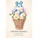 Vintage Basket with Flowers