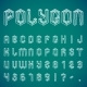 Polygon Alphabet and Numbers