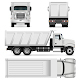 Dump Truck Vector Template