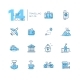 Traveling - Line Icons Set