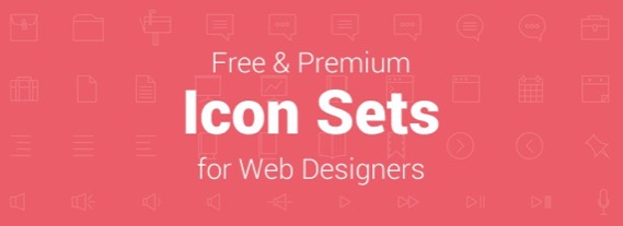 25 Free & Premium Icon Sets for Web Designers