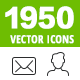 1950 Vector Icons - GraphicRiver Item for Sale