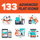 Advanced Flat Web Ions - GraphicRiver Item for Sale