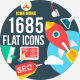 1370 New Flat Icons - GraphicRiver Item for Sale