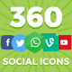 Social Media Icons - GraphicRiver Item for Sale