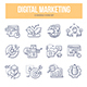 Digital Marketing Doodle Icons - GraphicRiver Item for Sale