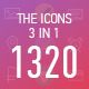 The Icons 3in1 1320 - GraphicRiver Item for Sale