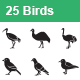 Birds Vector Icons